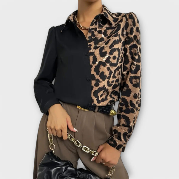 Valentina | Jednostavna bluza sa leopard printom