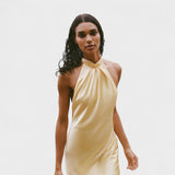 Gala - Satenska Halter Haljina