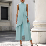 Mirabela | Elegantni komplet s asimetričnom tunikom i wide-leg pantalonama