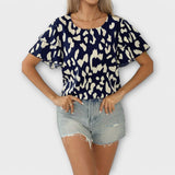 Evelyn - Ležerna bluza sa okruglim izrezom