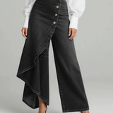ADRIJANA | Teksas pantalone na preklop