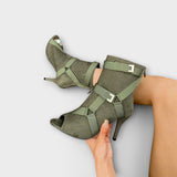 Luísa - Elegantne sandale otvorenih prstiju sa petom