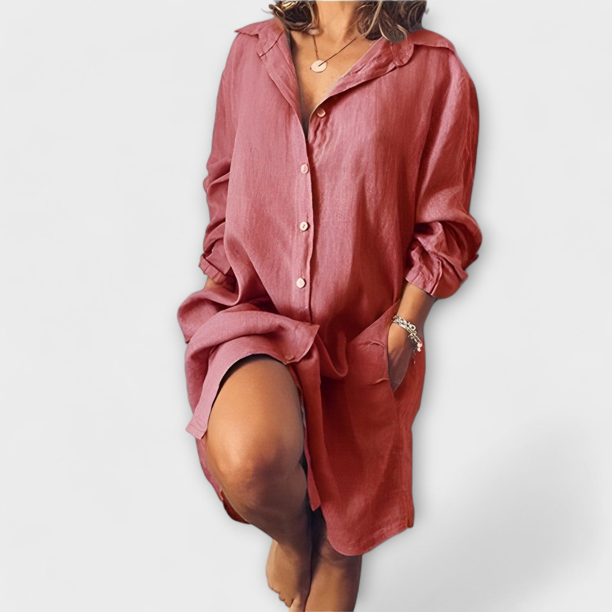Klara | Ležerna lanena bluza