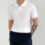 Cristiano - Elegantna rebrasta polo majica