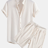 Andrija - Waffle Shirt and Shorts