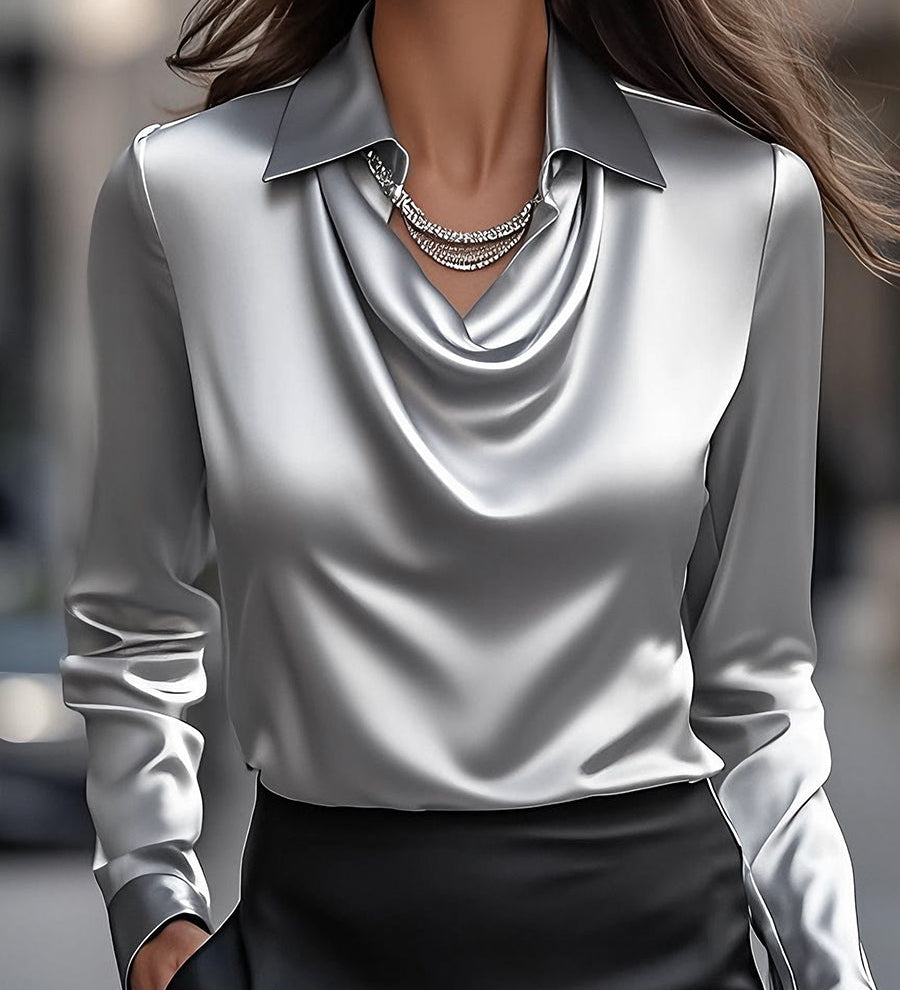 Ljiljana | Elegantna satenska bluza