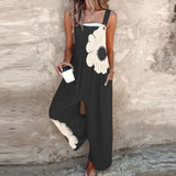 Danica | Udobne pantalone na tregere sa printom