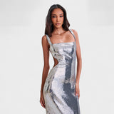 Sparkle Silver - Svečana večernja haljina