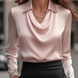 Ljiljana | Elegantna Saten Bluza