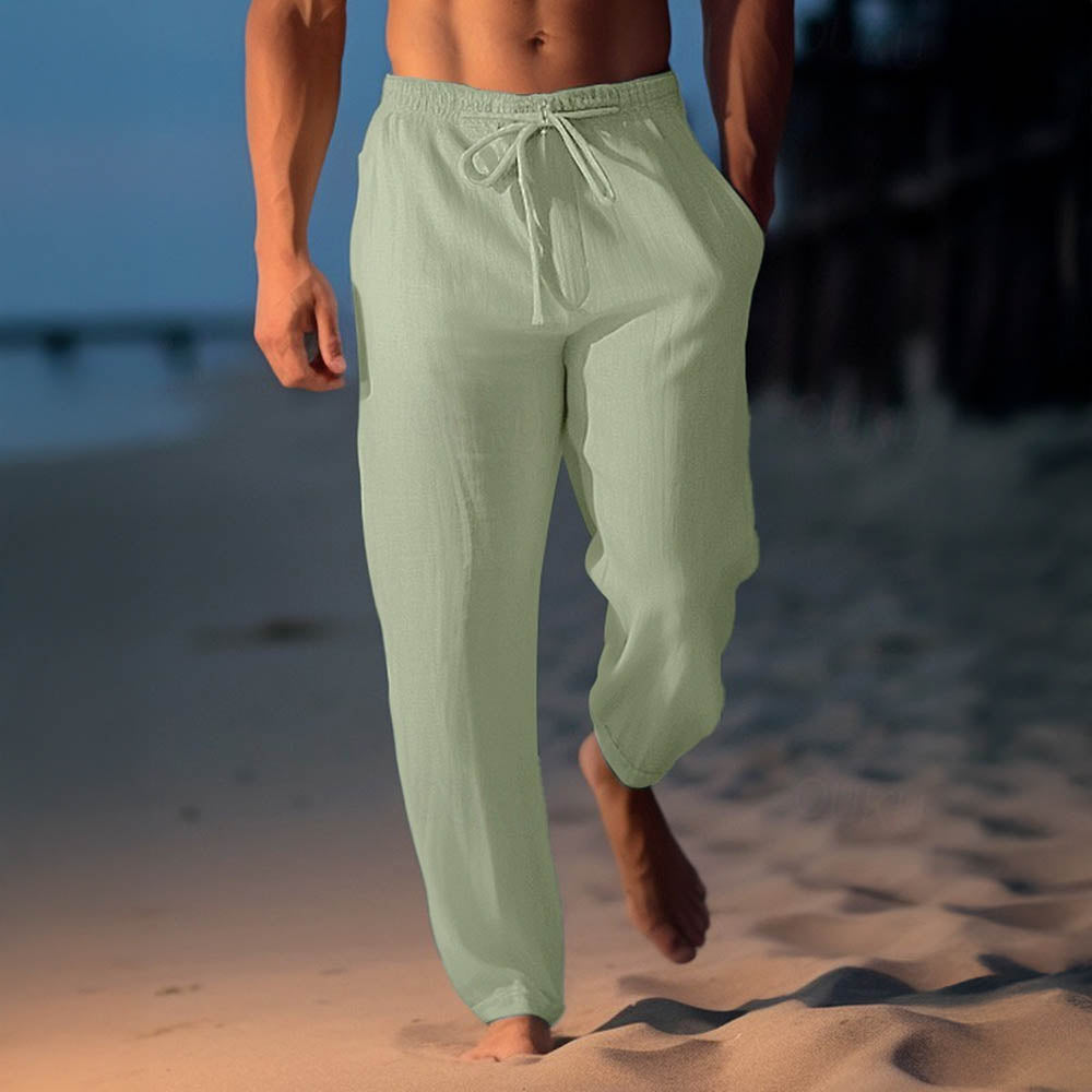 Andrus | Pantalone od lana Andrus