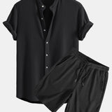 Andrija - Waffle Shirt and Shorts