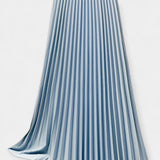 Duga plisirana satenska suknja