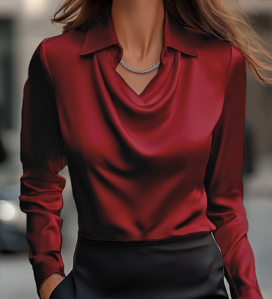 Ljiljana | Elegantna satenska bluza