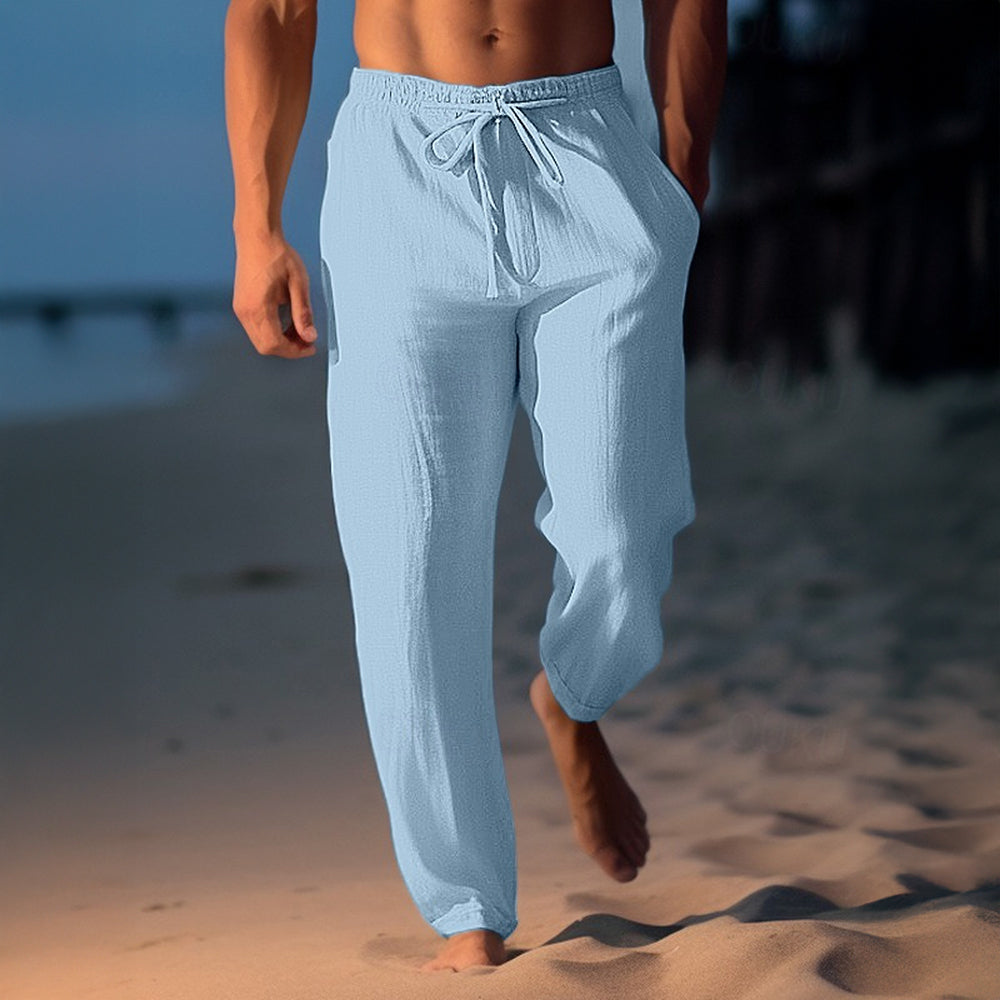 Andrus | Pantalone od lana Andrus