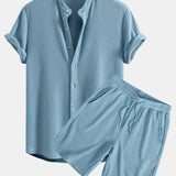 Andrija - Waffle Shirt and Shorts