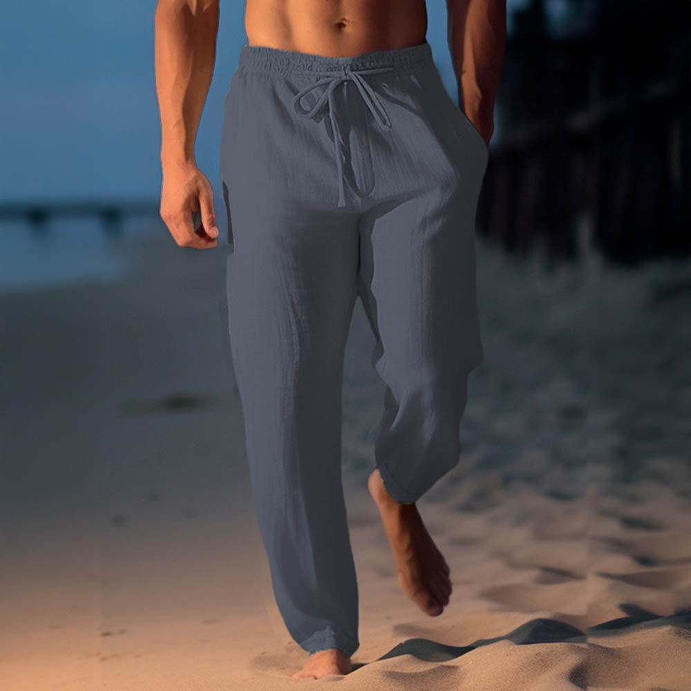 Andrus | Pantalone od lana Andrus