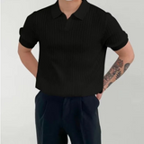 Cristiano - Elegantna rebrasta polo majica