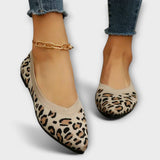 Paula - Čipkane baletanke sa leopard printom
