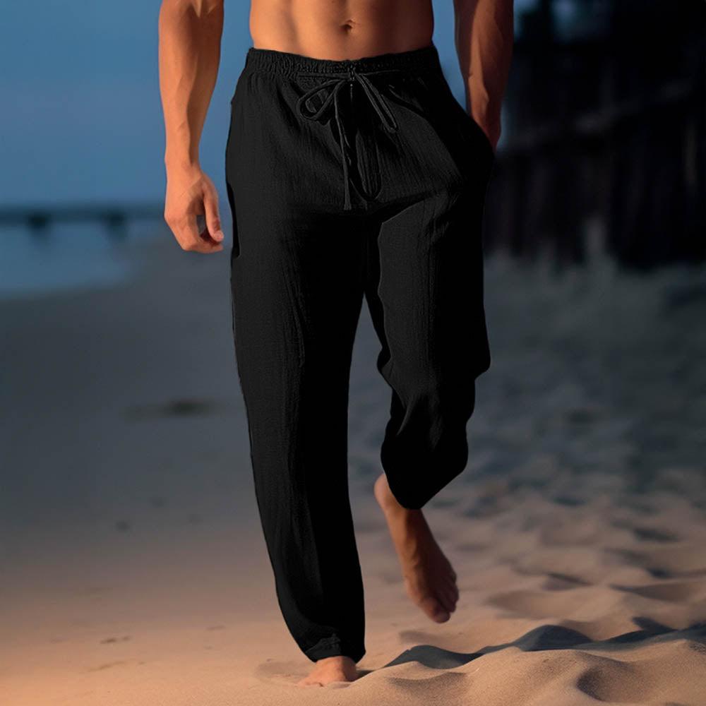 Andrus | Pantalone od lana Andrus