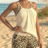 Katarina - Tankini sa leopard printom i pertlama