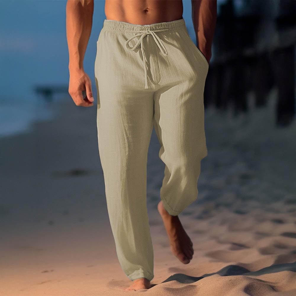 Andrus | Pantalone od lana Andrus