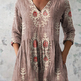 Élise | Duga bluza s V-izrezom