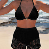Ružica – Elegantni čipkani bikini set