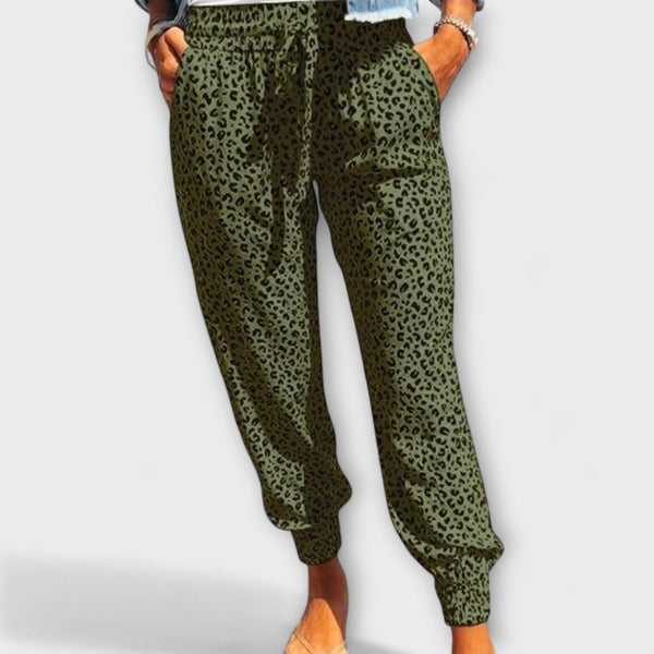 Snežana | Široke pantalone sa leopard printom