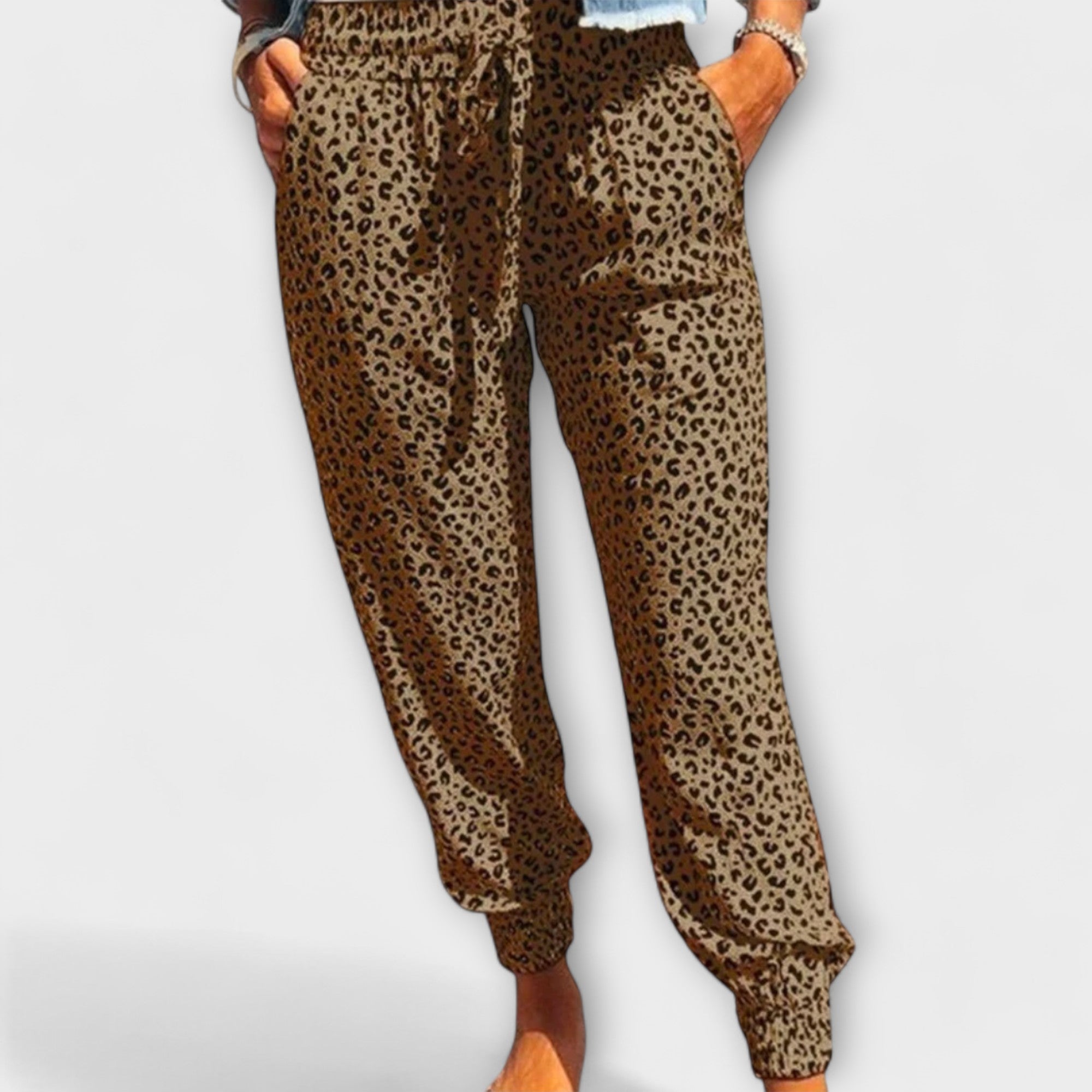 Snježana | Široke hlače s leopard uzorkom