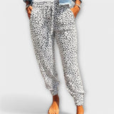 Sreća - Široke pantalone sa leopard printom