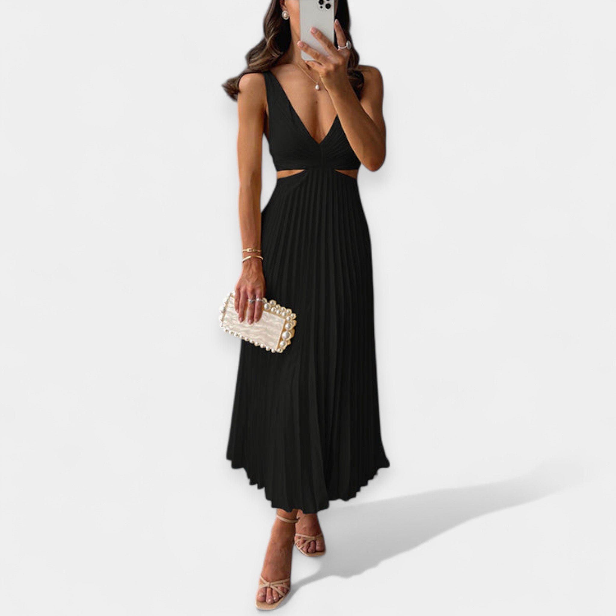 Adriana | Maxi haljina od plisea, lagana i elegantna