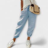 Bibi - Moderne, ležerne lanene pantalone