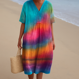Ema - Tie-Dye haljina "Zalazak sunca"
