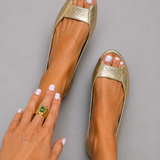 Adelina | Zlatne sandale Comfort Chic