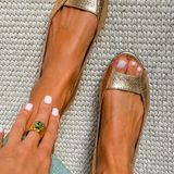 Adelina | Zlatne sandale Comfort Chic