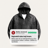 Vuk | Denim jakna s pola rajsferšlusa i modernim krojem
