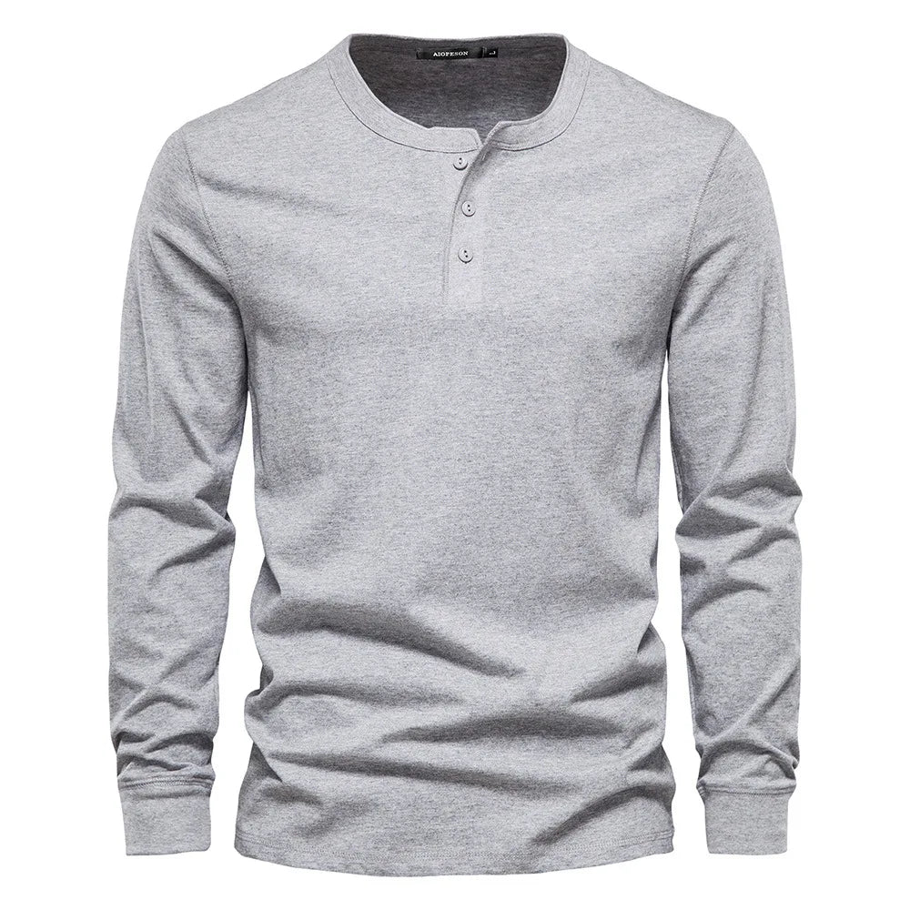 Henley majica | Mekana, prozračna mješavina