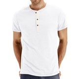 Henley majica - meka, rebrasta kragna
