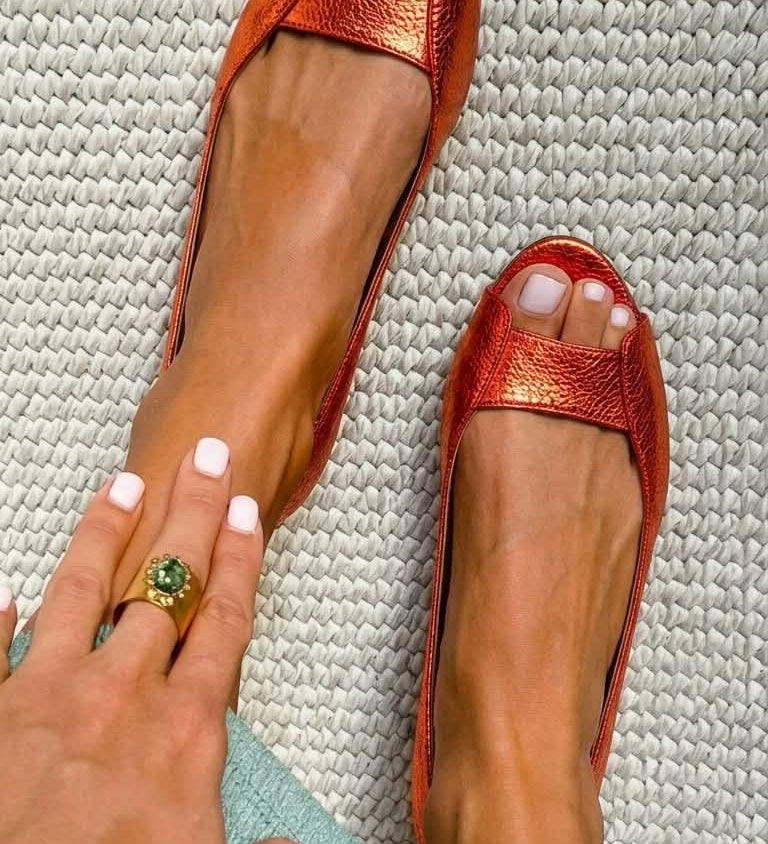 Adelina | Zlatne sandale Comfort Chic