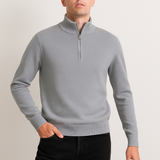 Pleteni duks - Polu-zip
