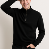 Pleteni duks - Polu-zip