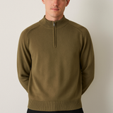 Pleteni duks - Polu-zip
