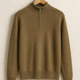 Pleteni duks - Polu-zip