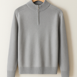 Pleteni duks - Polu-zip