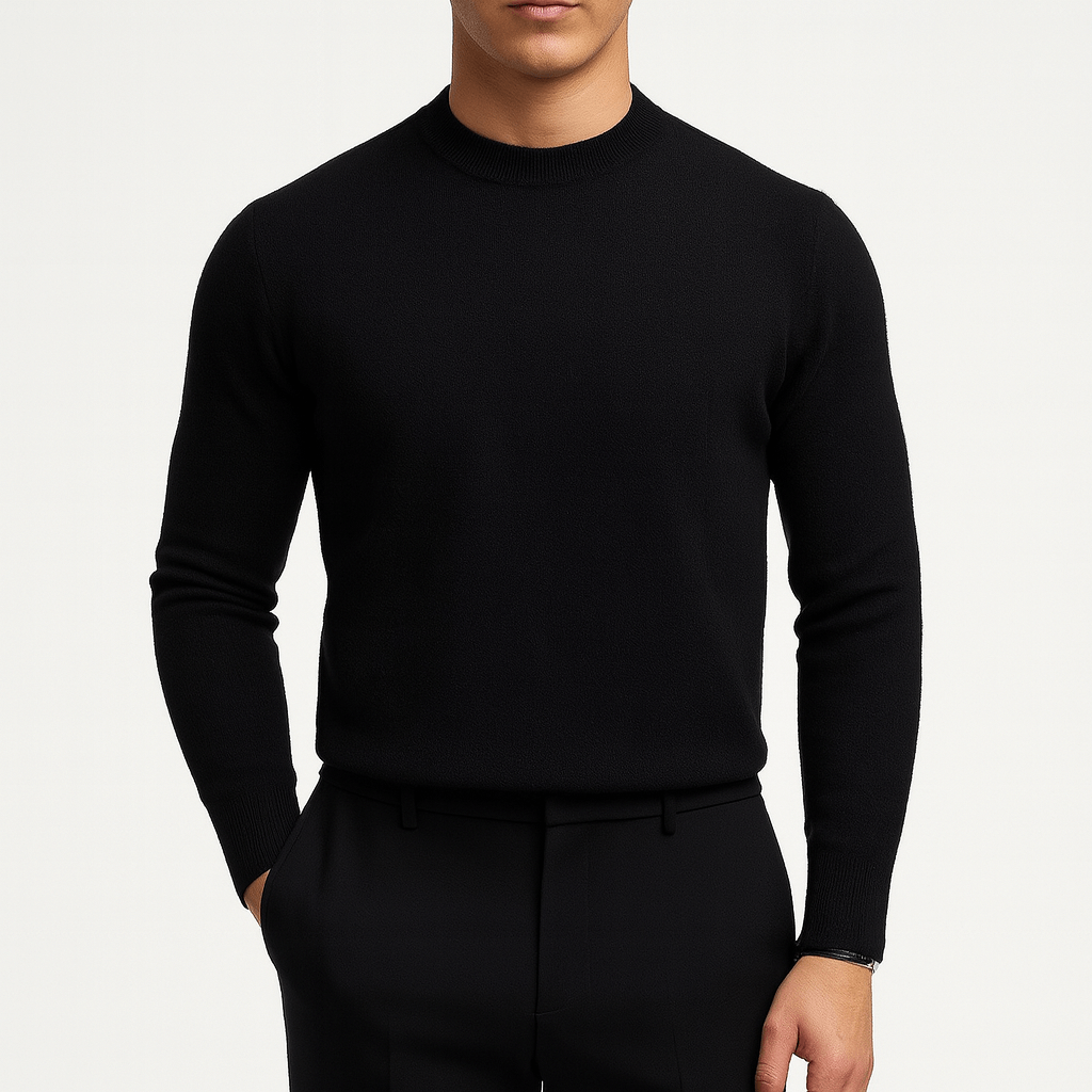 Pleteni džemper uskog kroja