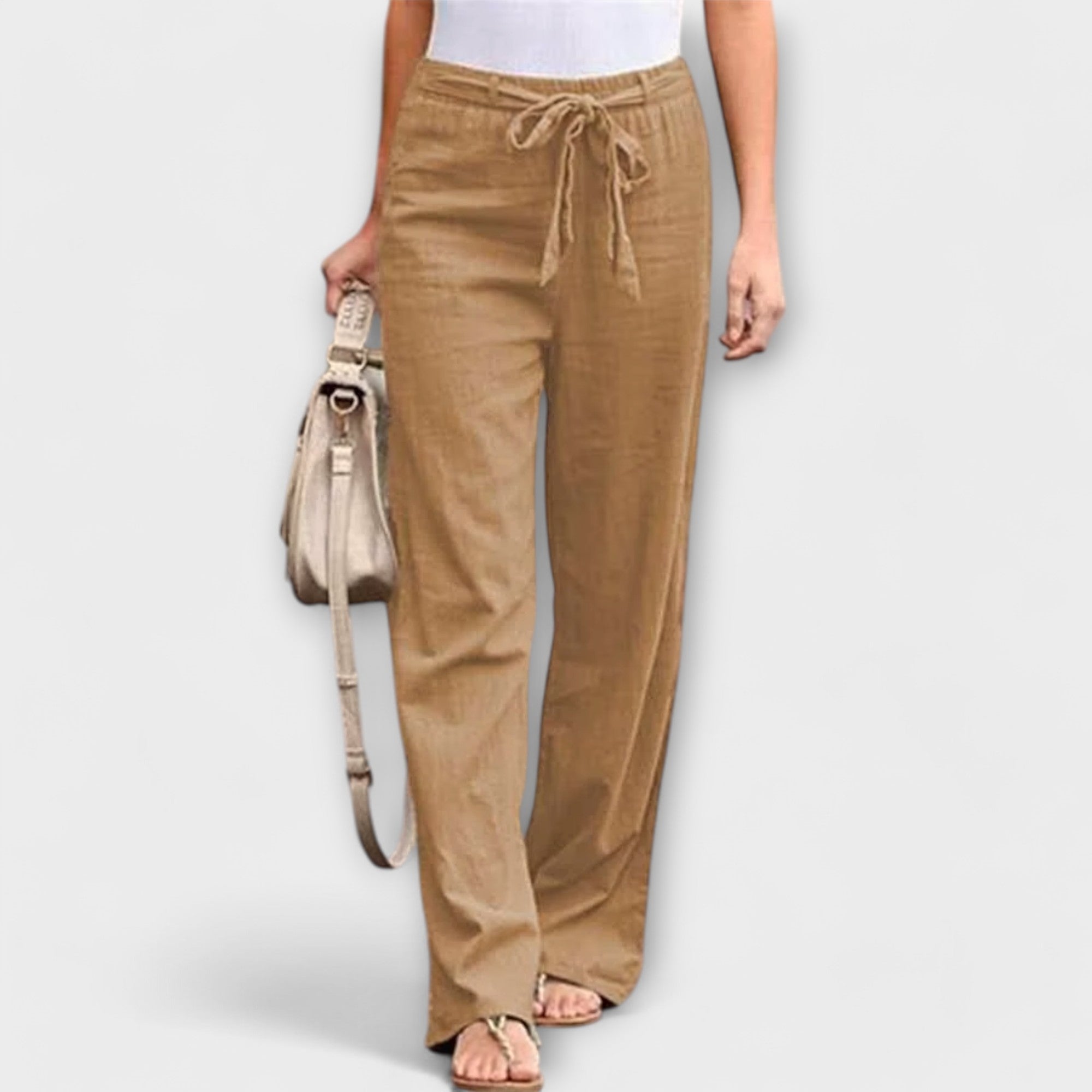 Larisa | Lagane lanene pantalone