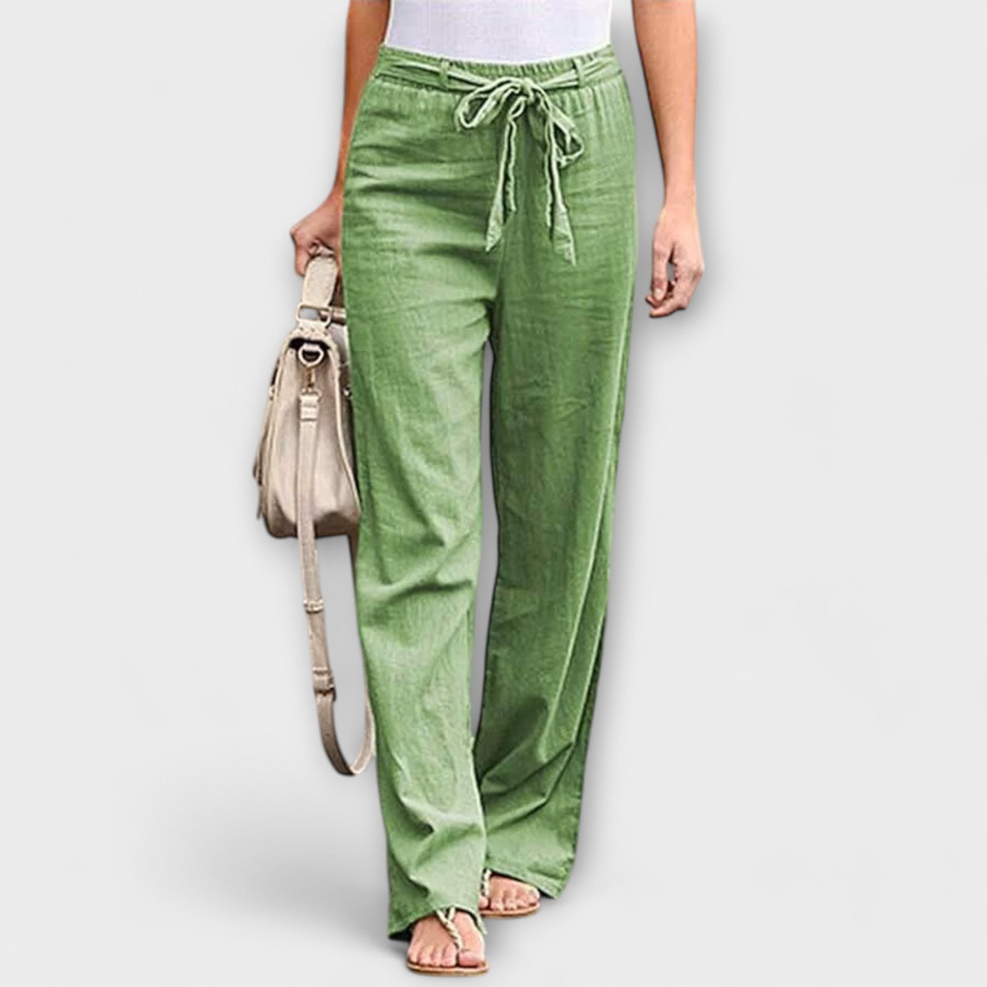 Larisa | Lagane lanene pantalone