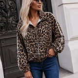 Sportska jakna sa leopard printom
