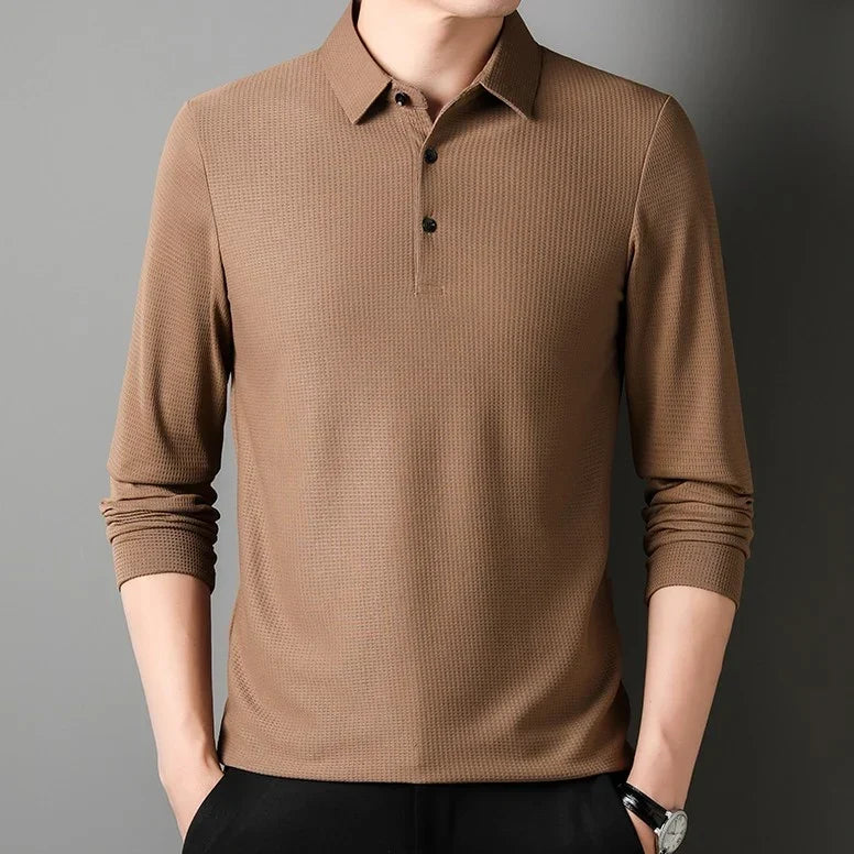 Alex | Prefinjena polo majica dugih rukava i klasične elegancije