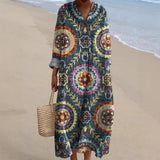 Paloma - boho haljina s etno-printom